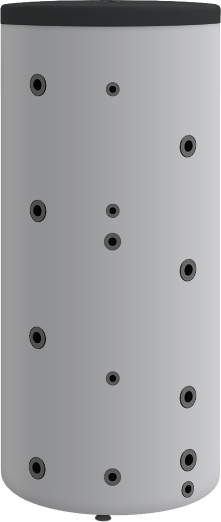 Buffers, non-enamelled vessels